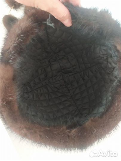 Шапка норковая женская