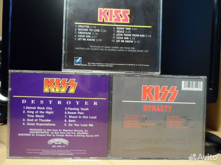 CD kiss - 1974,1976, 1979г