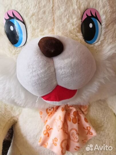 Большая мягкая игрушка заяц