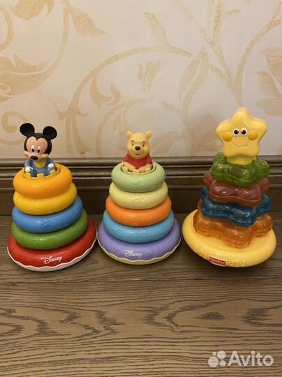 Fisher price,Disney,Tommy Развивающие игрушки