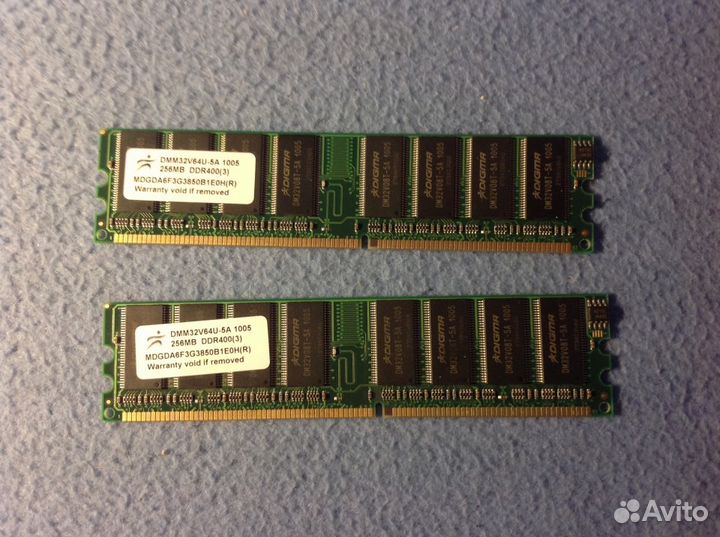 DDR 1 - две планки