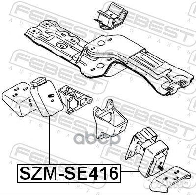 Опора двигателя SZM-SE416 SZM-SE416 Febest