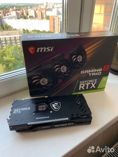 Видеокарта MSI GeForce RTX 3070 Gaming X trio, 8GB