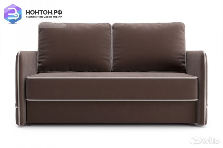 Диван еврокнижка Энерджи коричневый