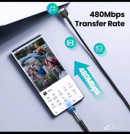 Комплект кабелей магнитных для зарядки смартфона