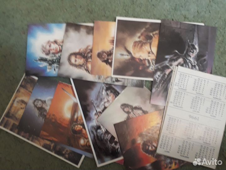 Карманные календарики 35 шт