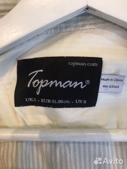 Рубашка мужская topman размер s (44)