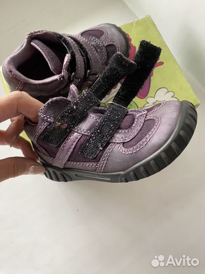 Ботинки демисезонные для девочки ecco 22 размер