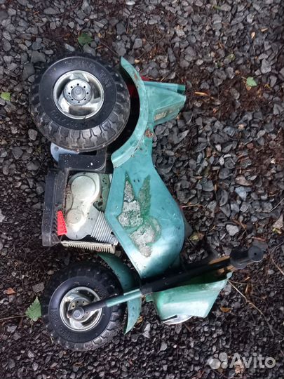 Детский электромотоцикл трехколесный