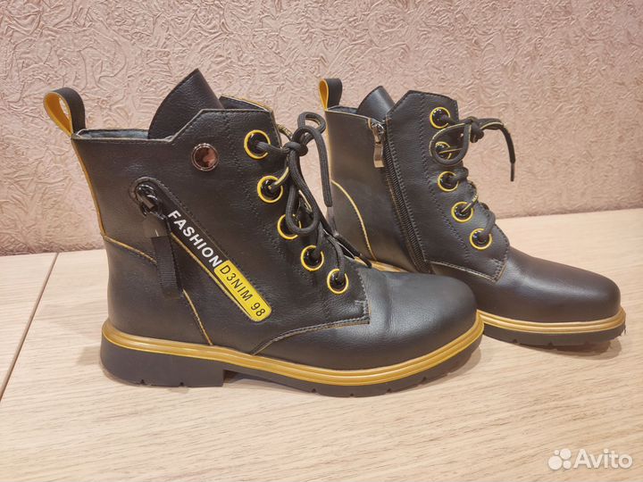 Ботинки демисезонные для девочки 36 размер