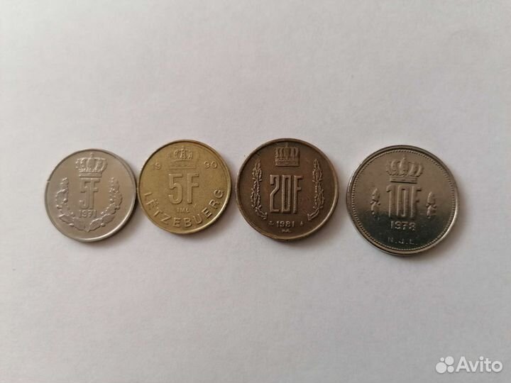 Монеты Македонии, Люксембурга, Марокко