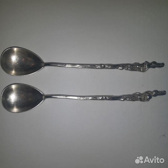 Антикварные ложки.Cерeбро 84 пp.,1908г