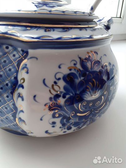 Супница Гжель