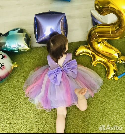 Платье для девочки 2 года пышное нарядное
