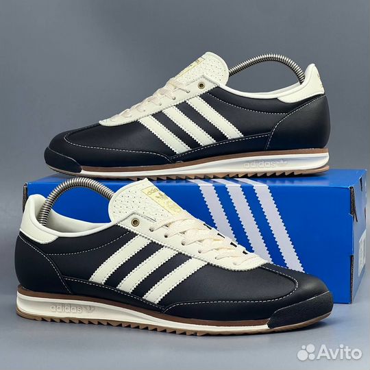 Кроссовки мужские Adidas SL 72 Core Black Leather