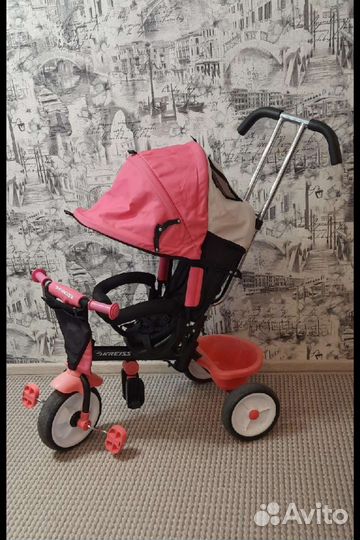 Детский трехколесный велосипед бу