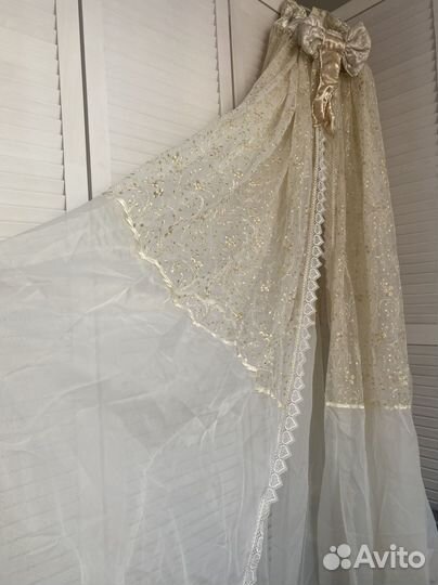 Бортики с балдахином в детскую кроватку