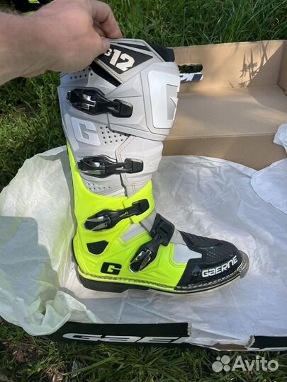 Gaerne SG-12 кроссовые шарнирные мотоботы 44 42.5
