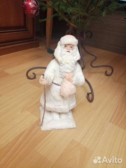 Дед мороз бумага. Папье маше