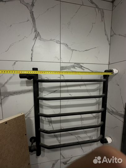 Полотенцесушитель водяной черный