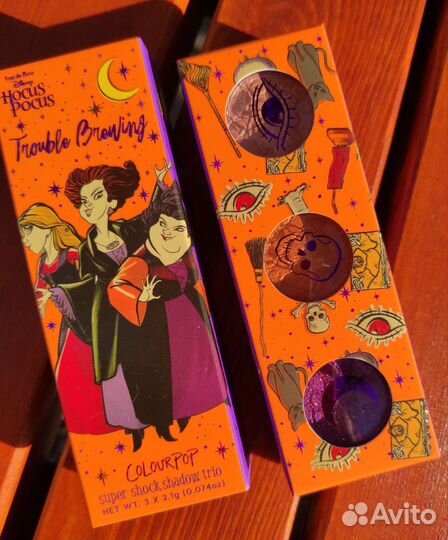 Colourpop набор теней супер шоков Trouble Brewing