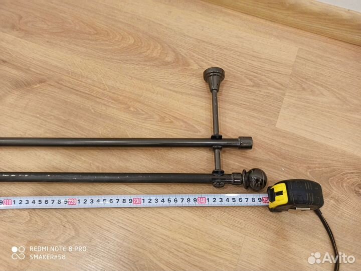 Карнизы для штор двухрядный настенный