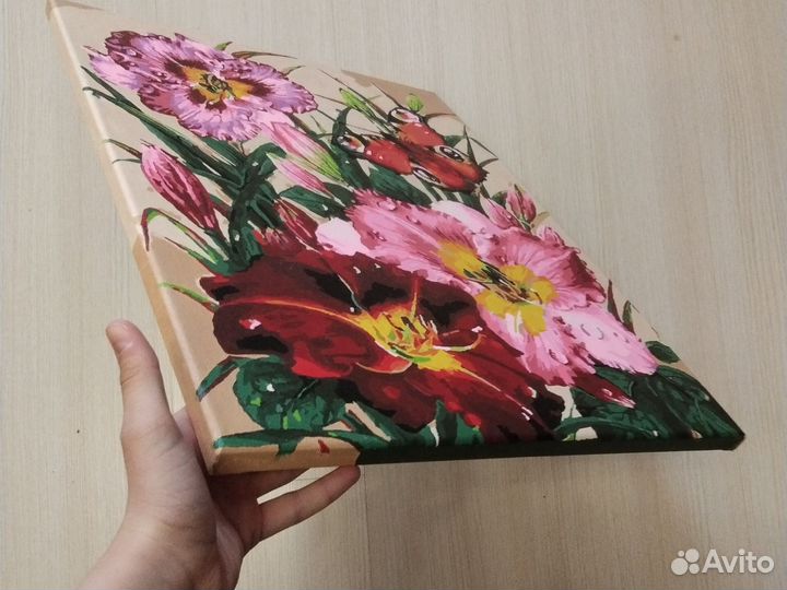 Картина маслом на холсте цветы