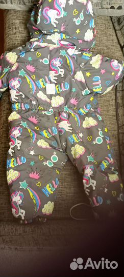Комбенезон зимний детский для девочки 3500торг