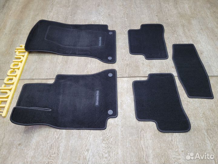 Коврики в салон Mercedes C-class W205 (Премиум)