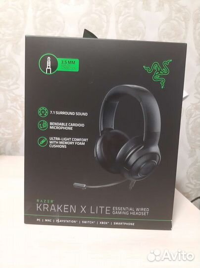 Игровые наушники razer kraren x lite