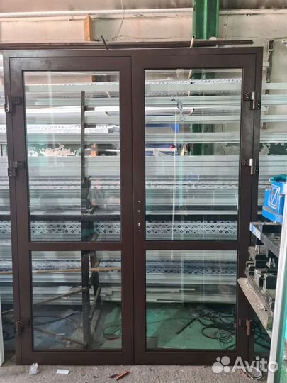 Холодные алюминиевые двери