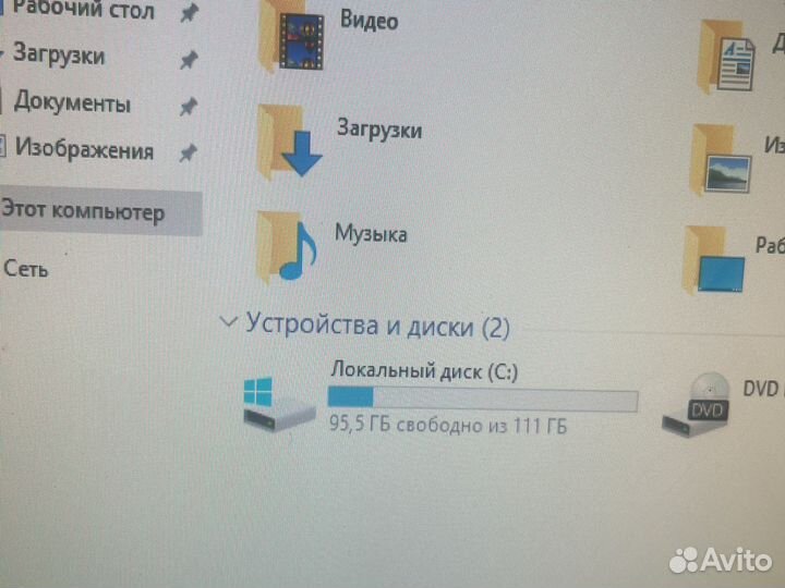 Компьютер в сборе HP с ssd диском и монитором