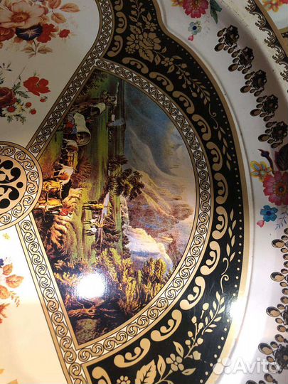 Набор подносов под Гжель