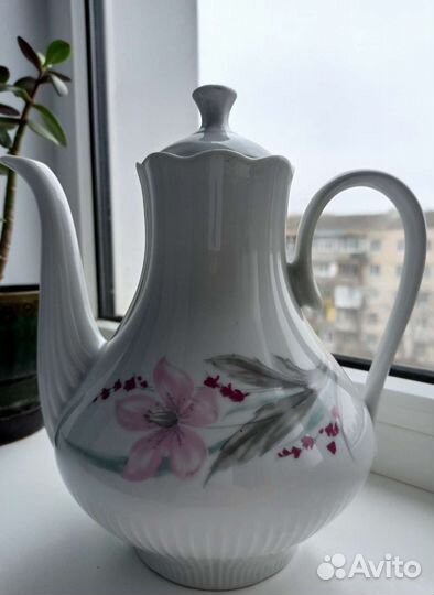 Кофейник чайник заварочный, доливной гдр JLMenau