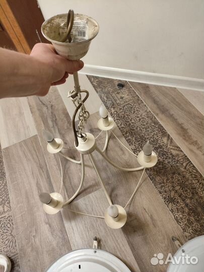 Люстра потолочная бу