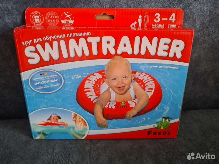 Круг для купания Swimtrainer Красный цвет для