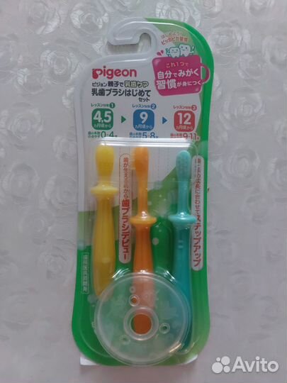 Набор зубных щёток pigeon