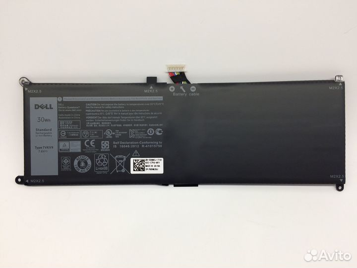 Аккумулятор 7VKV9 для Dell XPS 12 9250