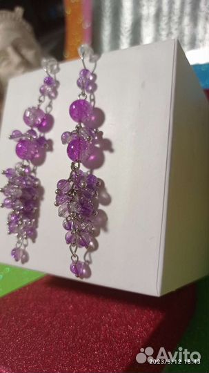 Серьги гроздочки