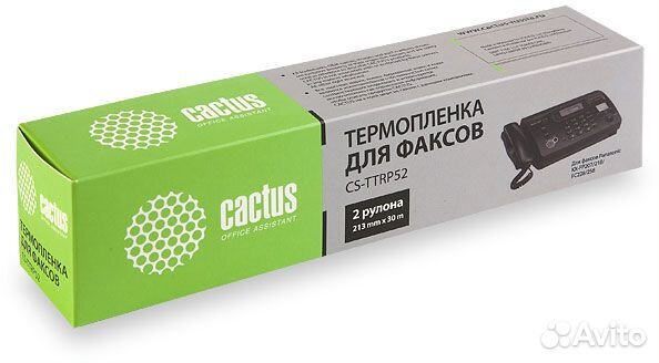 Термопленка для факсов CS-ttrp52, цена за 3 упак
