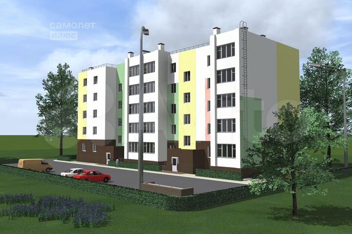 1-к. квартира, 47,3 м², 4/5 эт.