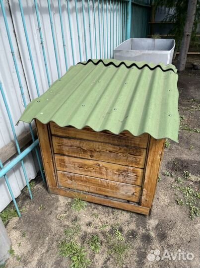 Будка собачья двухкомнатная