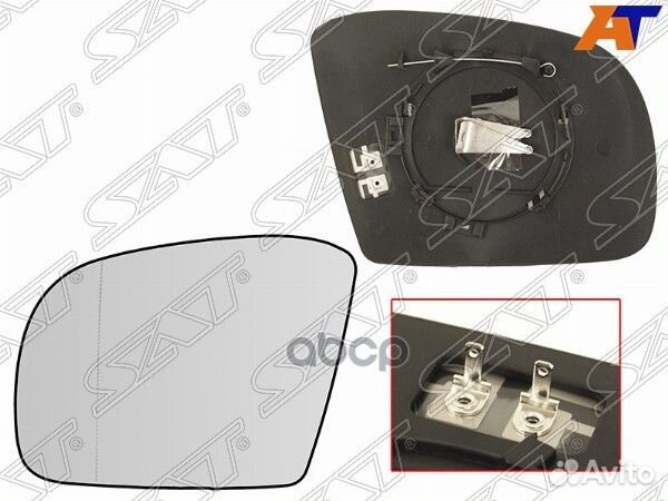 Полотно зеркала mercedes mercedes M W164 05-08