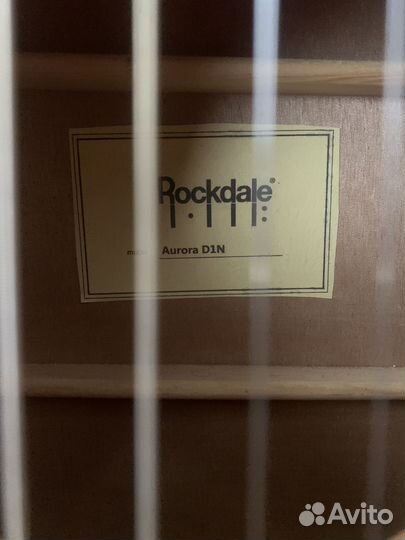 Акустическая гитара Rockdale aurora D1N