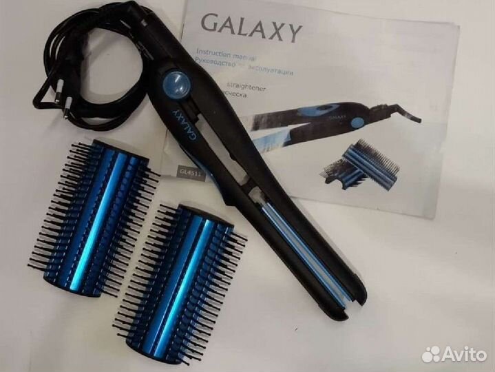 Щипцы - расчёска Galaxy со съёмными насадками