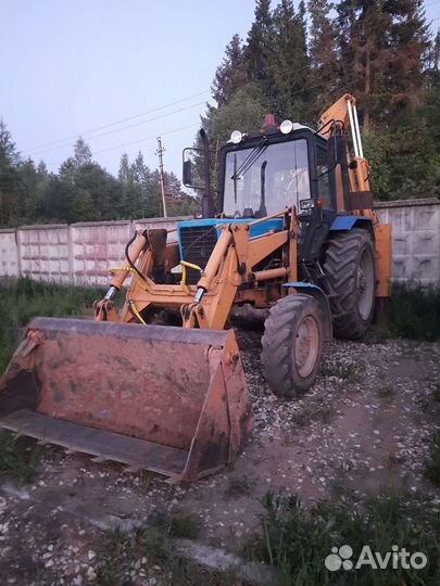 Услуги экскаватора погрузчика мтз