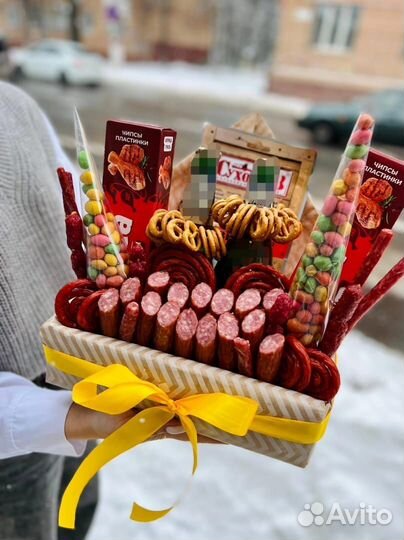 Мужские букеты съедобные подарки на день рождения