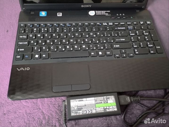 Ноутбук sony vaio