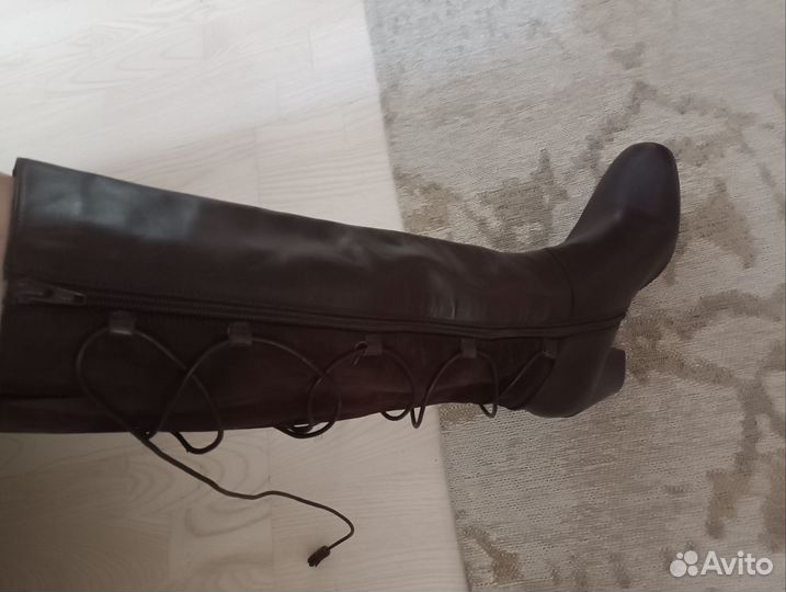 Сапоги кожаные 40 Hush Puppies