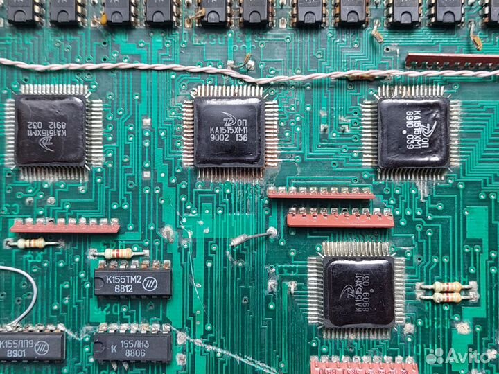 Материнская плата эвм укнц СССР на запчасти